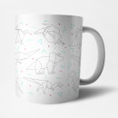 Origami Dinosaur Mug