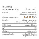 Dermablend Blurring Mousse Foundation Make-Up with SPF25 for Oil-Free Medium to High Coverage (Various Shades)