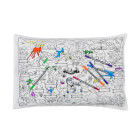 Doodle Dinosaur Pillowcase with 10 Wash Out Pens