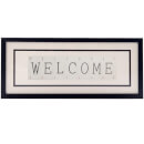 Vintage Playing Cards Welcome Framed Wall Art