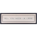 Vintage Playing Cards All You Need is Love Framed Wall Art