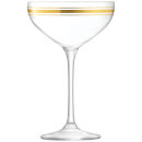 LSA Deco Champagne Saucers - 235ml (Set of 8)