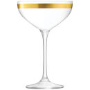 LSA Deco Champagne Saucers - 235ml (Set of 8)