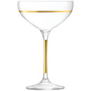 LSA Deco Champagne Saucers - 235ml (Set of 8)