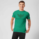 Nintendo The Legend Of Zelda Tribal Hyrule Crest Men's Green T-Shirt