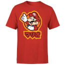 Nintendo Super Mario Mario Kanji Men's T-Shirt - Red