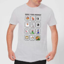 Nintendo Super Mario Know Your Enemies Men's T-Shirt - Grey