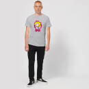 Nintendo Super Mario Peach Kanji Men's T-Shirt - Grey