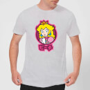 Nintendo Super Mario Peach Kanji Men's T-Shirt - Grey