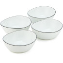 Broste Copenhagen Salt Bowl - White (Set of 4)