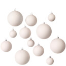 Broste Copenhagen Ammos Christmas Baubles Ammos - Rainy Day (Set of 12)