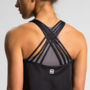 Crossback Tank Top - Black