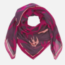 McQ Alexander McQueen Women's Swallow Swarm Scarf - Wine