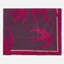 McQ Alexander McQueen Women's Swallow Swarm Scarf - Wine