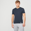 Luxe Classic V-Neck T-Shirt - Grey Marl