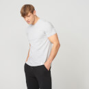 Luxe Classic V-Neck T-Shirt - Grey Marl - S - Grey Marl