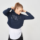 Cropped Logo Hoodie