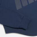 Felpa con cappuccio con logo - S - Blu Navy