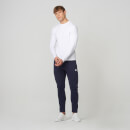 Luxe Classic Long Sleeve Crew - XXL - Weiß