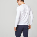 Luxe Classic Long Sleeve Crew - XXL - Weiß