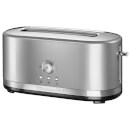 KitchenAid 5KMT4116BCU Manual Control 4 Slice Toaster - Contour Silver
