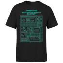 Nintendo NES Controller Blueprint T-Shirt - Black