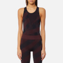 adidas by Stella McCartney Women's Training Seamless Bodysuit - Dark Burgundy/Legend Blue