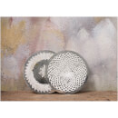 Nkuku Avani Etched Placemat - Antique Silver - Spiral