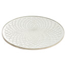 Nkuku Avani Etched Placemat - Antique Silver - Spiral