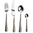 Nkuku Osko Cutlery - Brushed Silver - Set of 16