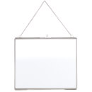 Nkuku Kiko Glass Frame - Silver - Landscape 8 x 10 Inch (20 x 25cm)