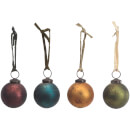 Nkuku Oko Christmas Baubles - Large (Set of 4)
