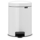 Brabantia New Icon 5 Litre Pedal Bin - White