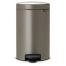 Brabantia New Icon 12 Litre Pedal Bin - Platinum