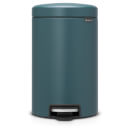Brabantia New Icon 12 Litre Pedal Bin - Mineral Reflective Blue