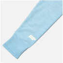 シームレス シェイプ クロップトップス - L - Light Blue Marl