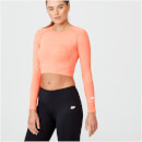 Shape Seamless Crop Top - XL - Light Coral Marl