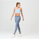 Shape Seamless Sports Bra - M - Light Blue Marl