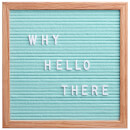 Square Premium Felt Letter Board - Mint Green