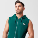 Tru-Fit Sleeveless Hoodie - XS - Dark Green