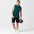 Tru-Fit Sleeveless Hoodie - XS - Dark Green