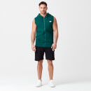 Tru-Fit Sleeveless Hoodie - XS - Dark Green