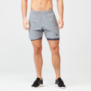 Myprotein Power Shorts - XXL - Siva marl