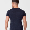 Sculpt Seamless T-Shirt - Green - S - Navy