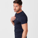 Sculpt Seamless T-Shirt - Green - S - Navy