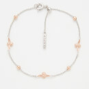 Olivia Burton Women's Moulded Bee and Ball Chain Bracelet - Silver and Rose Gold