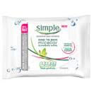 Simple Micellar Water Facial Wipes