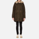 Superdry Women's Borderlands Faux Fur Lined Parka - Olive