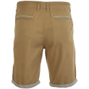Brave Soul Men's Hansen Tick Chino Shorts - Stone