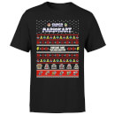 Nintendo Mario Kart Christmas Here We Go Black T-Shirt